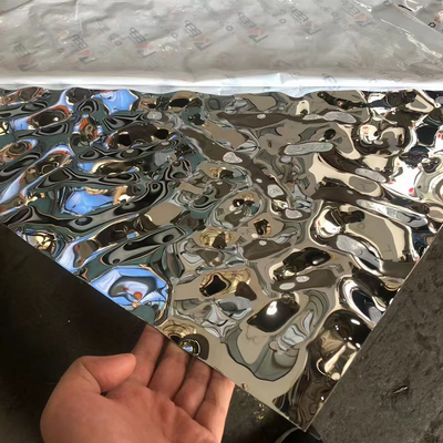 Fabbricazione in acciaio inossidabile in legno in rilievo e in lamiere di acciaio inossidabile di grado 304 316 laminato a freddo e laminato a caldo con dimensioni personalizzate