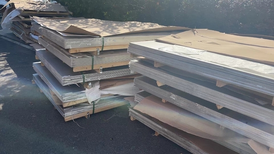 La costruzione ASME ha laminato a freddo i piatti 2000mm x 1500mm di acciaio inossidabile