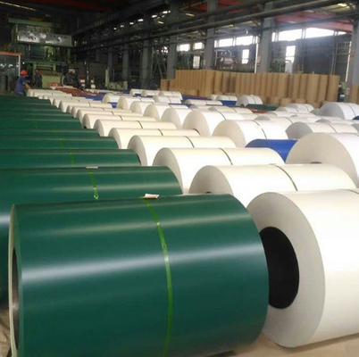 Il colore di Dx52d preverniciato ha galvanizzato il materiale di strato del tetto di Ppgi della bobina/pannelli d'acciaio
